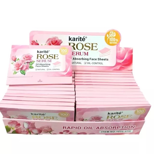PAPELITOS PARA LA GRASA KARITE ROSAS (1606-47D)