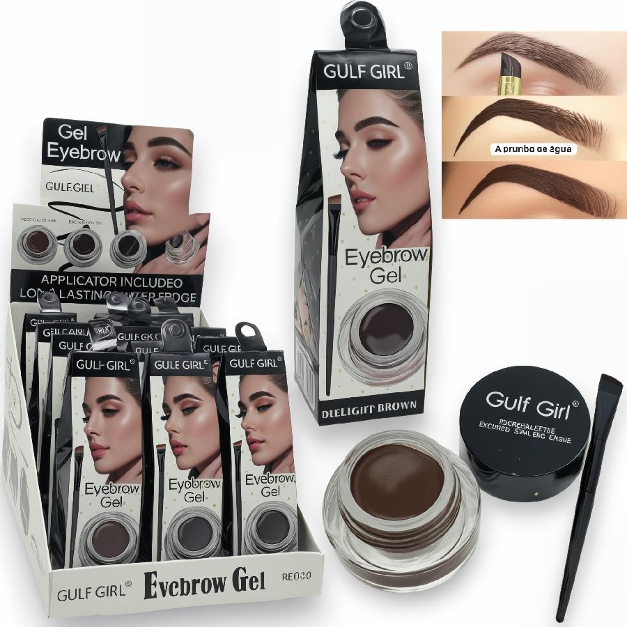 BETUN DE CEJAS CON BROCHA APLICADORA  GULF GIRL (PP026)