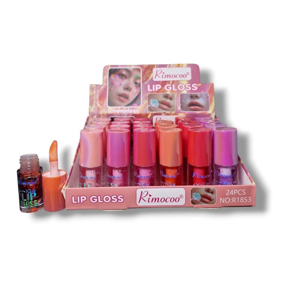 LIP GLOSS KISS APLICADOR GRUESO BRILLOS (R1853)