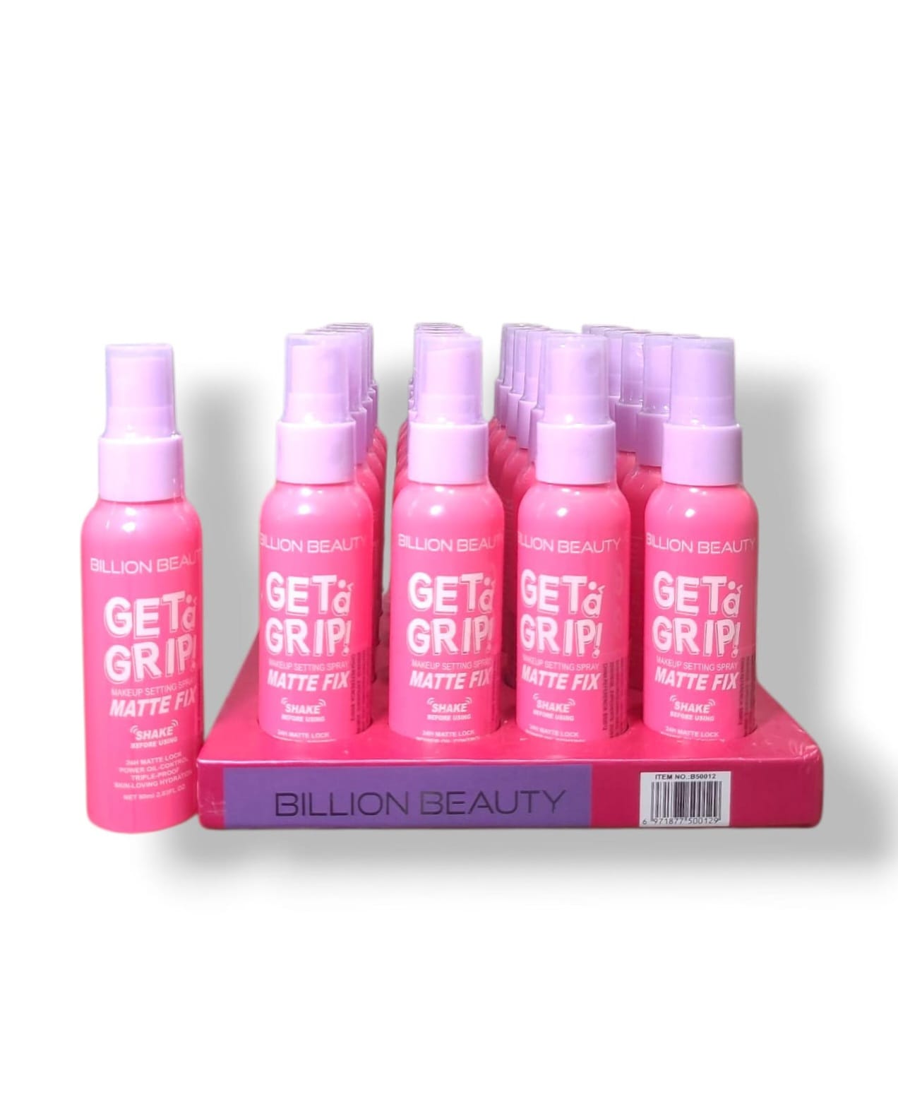 FIJADOR DE MAQUILLAJE BILLION BEAUTY ROSADO 60ML (B50012)