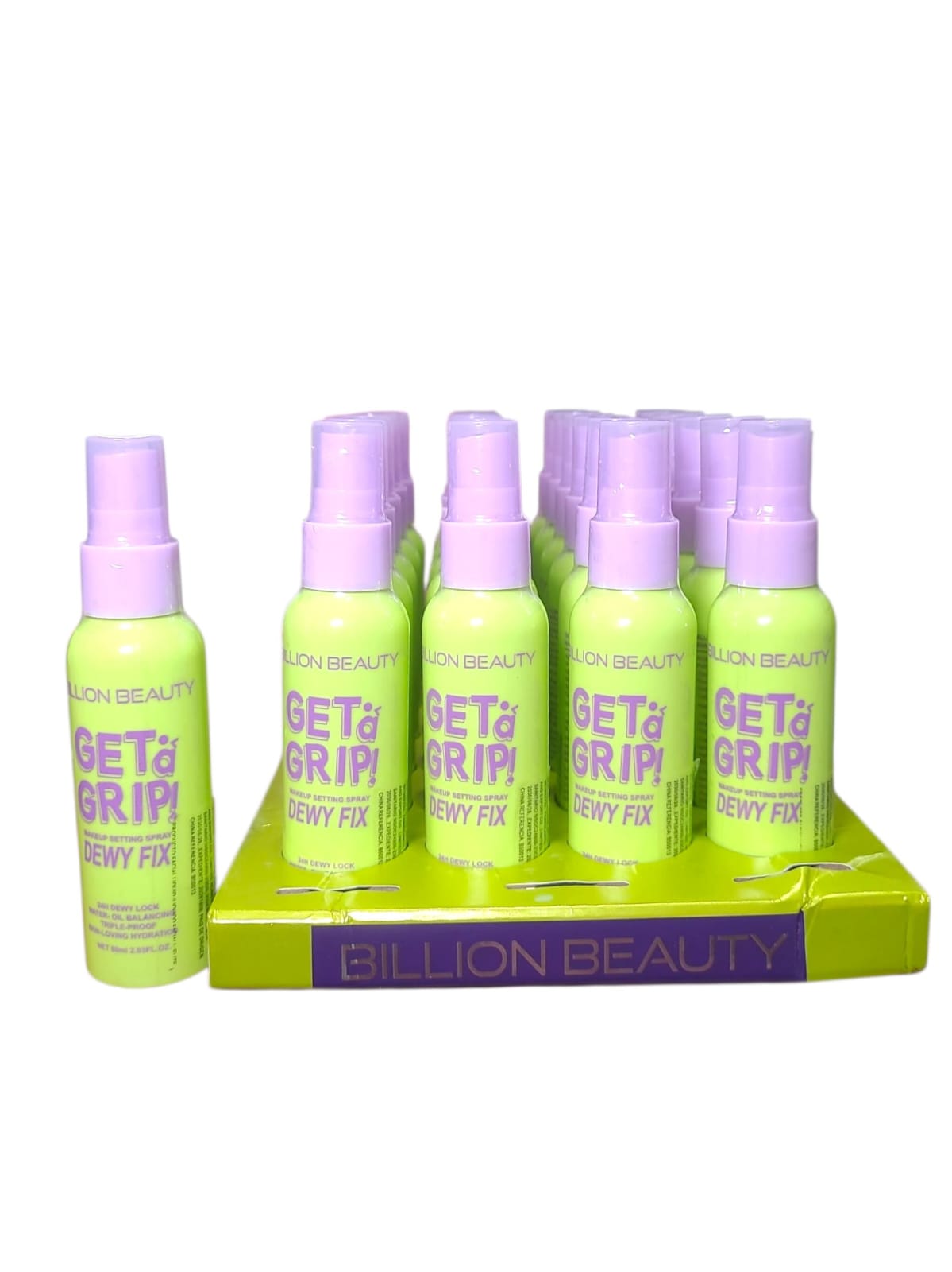FIJADOR DE MAQUILLAJE VERDE BILLION BEAUTY 60ML (B50013)