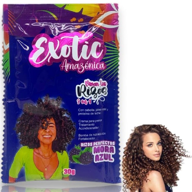 EXOTIC  TRATAMIENTO CAPILAR VIVAN LOS RIZOS SACHET