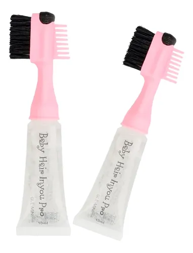 GEL FIJADOR DE CEJAS Y CABELLO CON CEPILLO PULIDOR BABY HAIR (Y004)