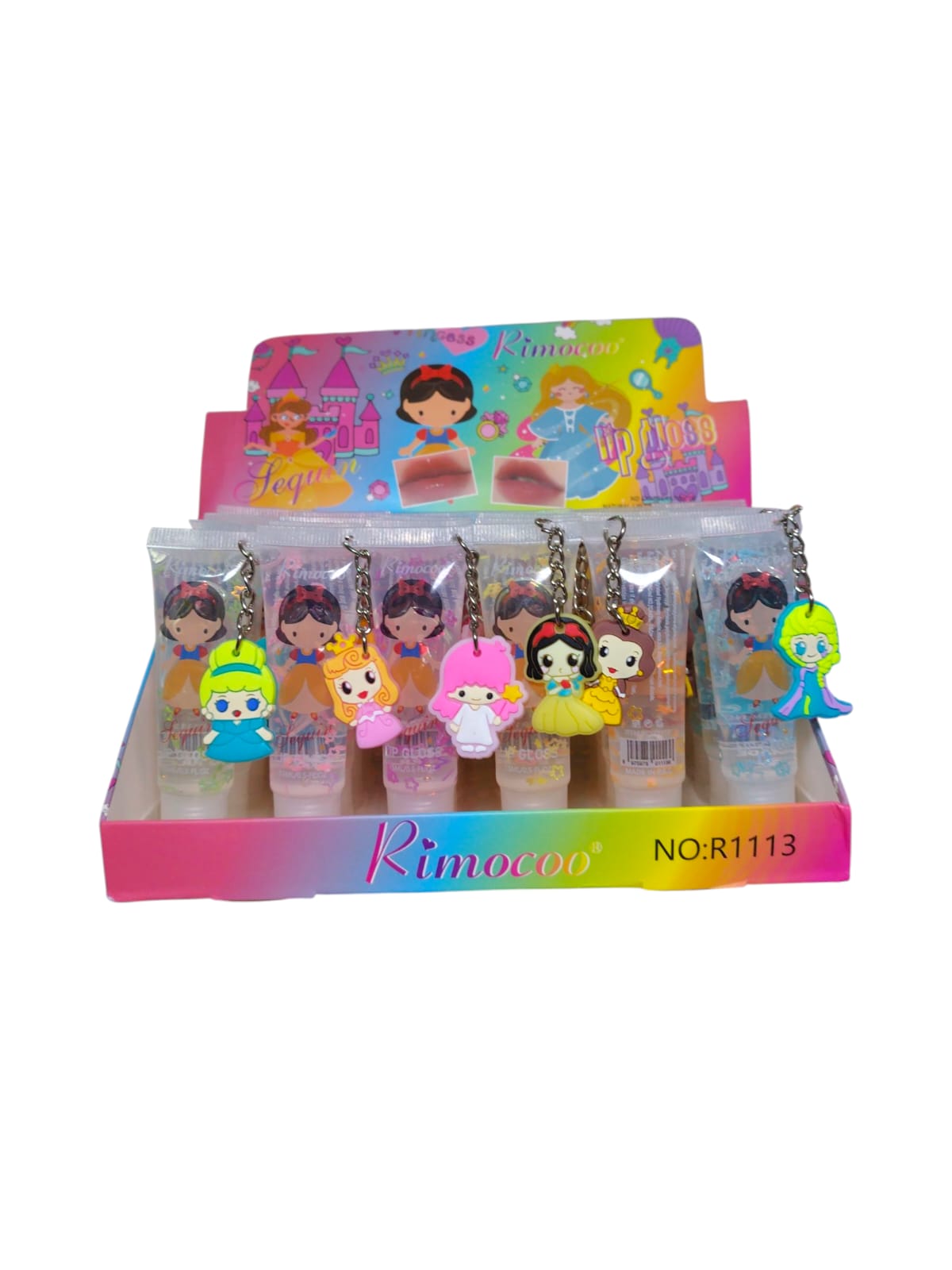 LIP GLOSS EN COJIN PRINCESA RIMOCOO (R1113)