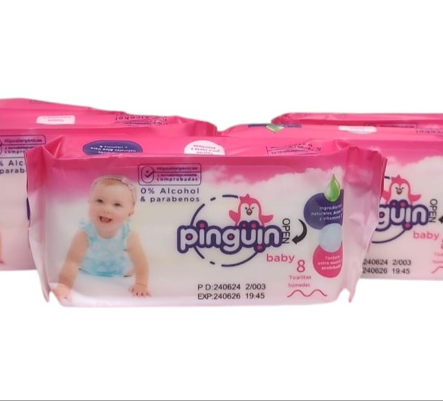 MINI TOALLITAS X8 PINGUI 