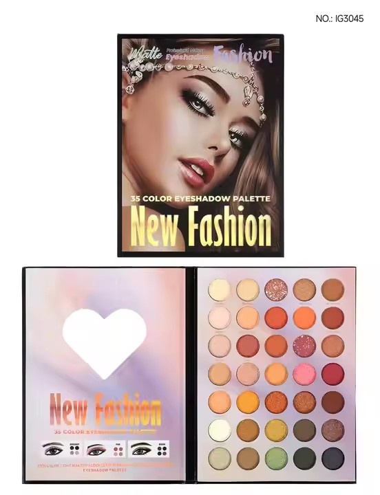PALETA DE SOMBRAS NUEVA MODA X35 TONOS (IG3045)