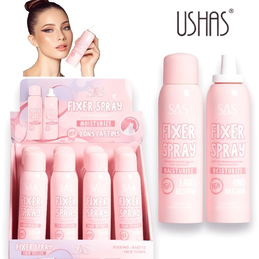 USHAS FIJADOR DE MAQUILLAJE EN SPRAY (REF SAC114) 20ML 