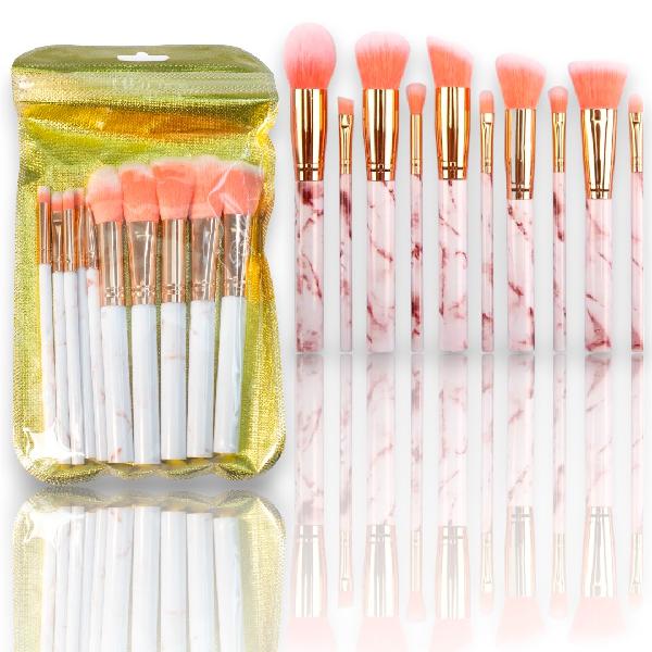 BROCHAS KABUKI X10 MARMOL (TIN230561)