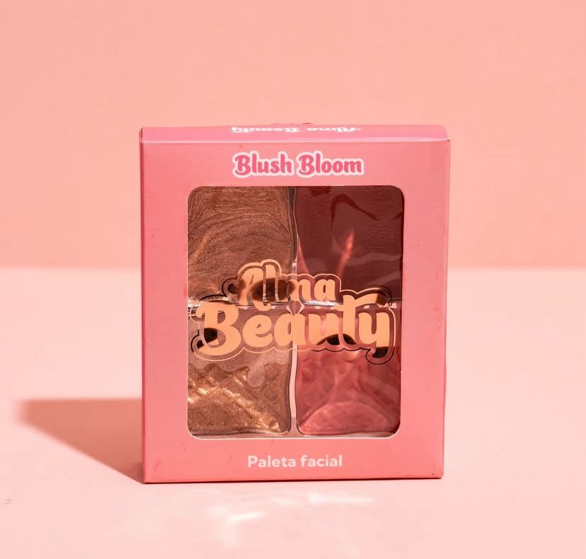 ALMA BEAUTY CUARTETO DE RUBORES E ILUMINADORES MARMOLEADOS LUXURY (ABA-022)