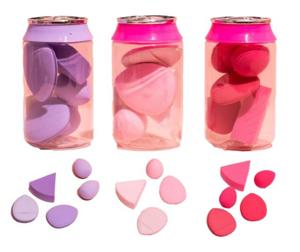 ALMA BEAUTY BARRILITO X5 SURTIDOS 2 MINI BLENDER + 2 BORLITAS + 1 ESPONJA (ABA-043) 