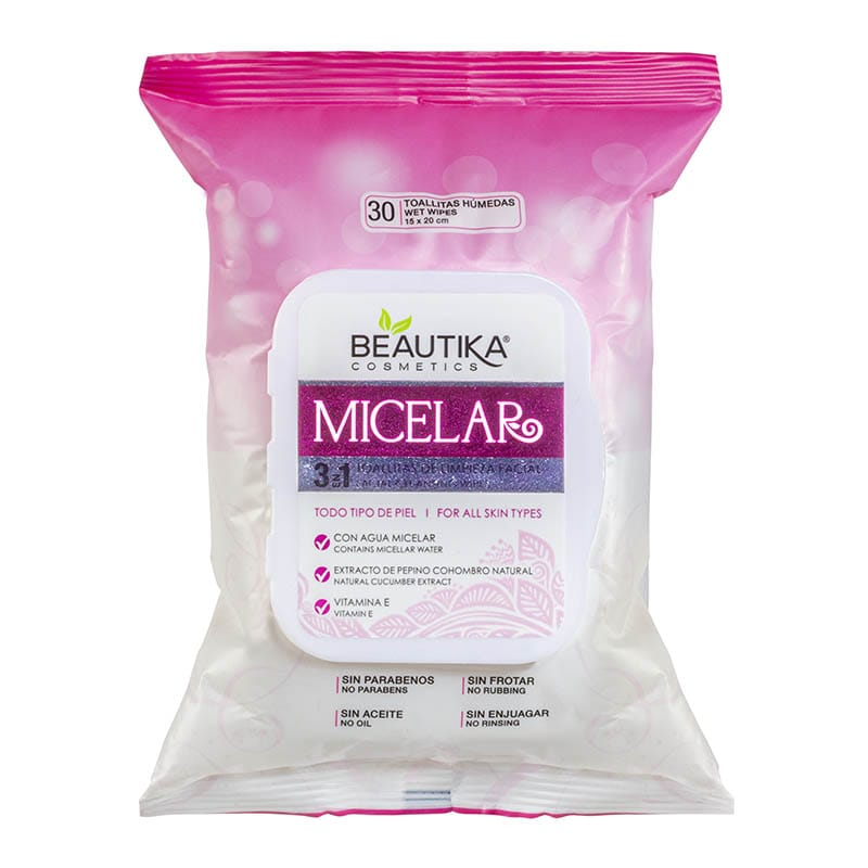 TOALLITAS HUMEDAS CON AGUA MICELAR BELOTTI 