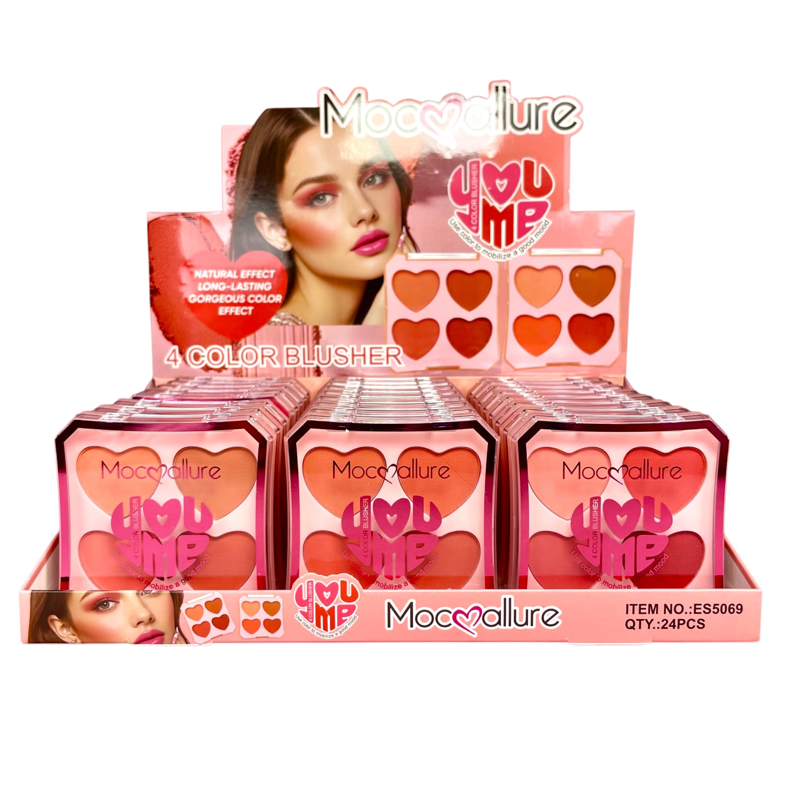 PALETA DE RUBORES MOCMALLURE CORAZON (ES5069)