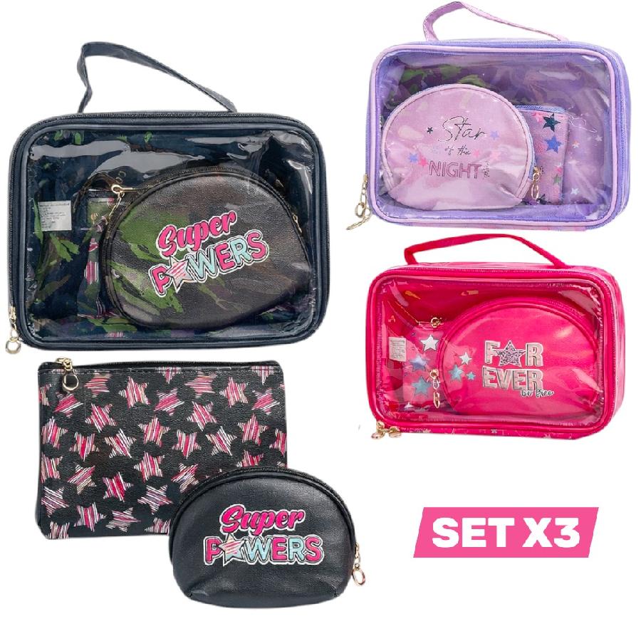 KIT X3 COSMETIQUERA STAR