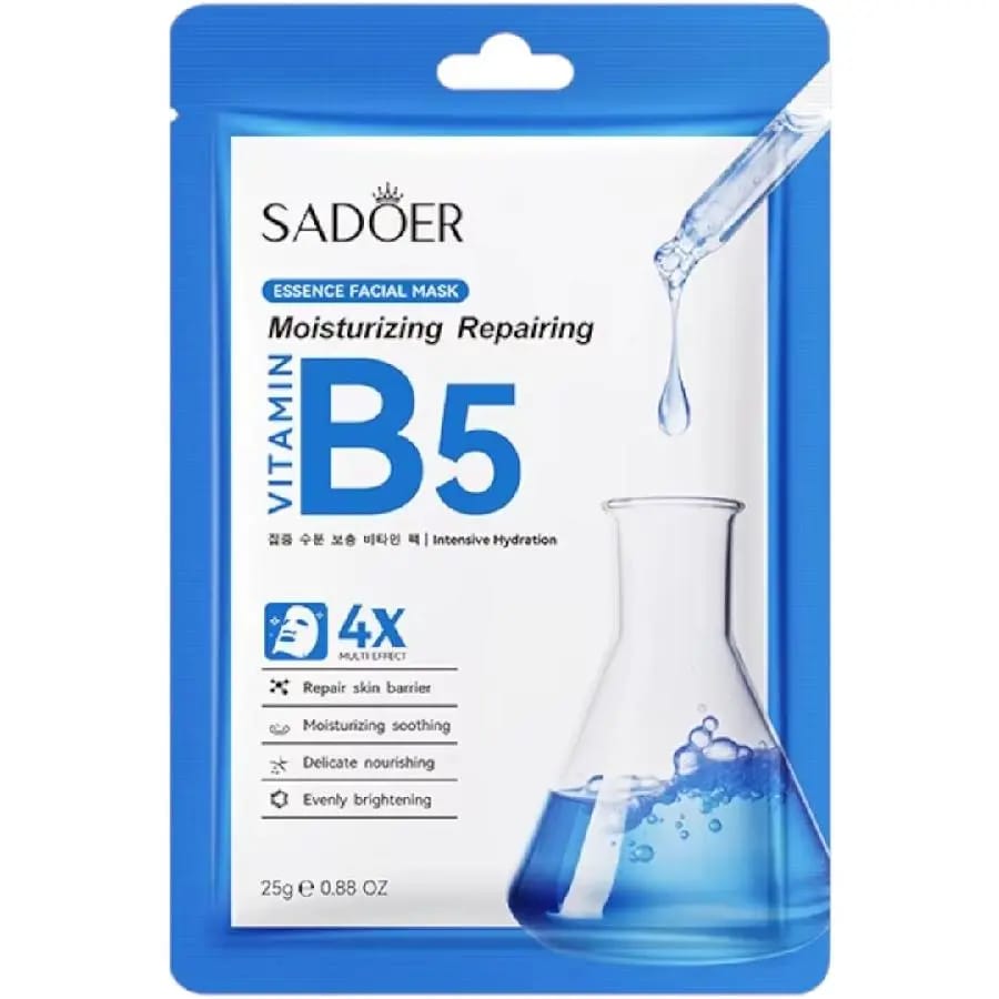 MASCARILLA FACILA EN VELO HIDRATANTE REPARADORA VITAMINA B5 (SD39804)