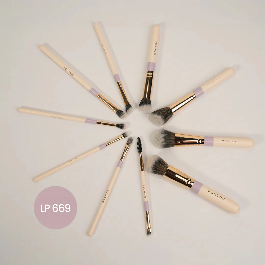 KIT DE BROCHAS FUFFLY MONTOC  X10  (LP669)