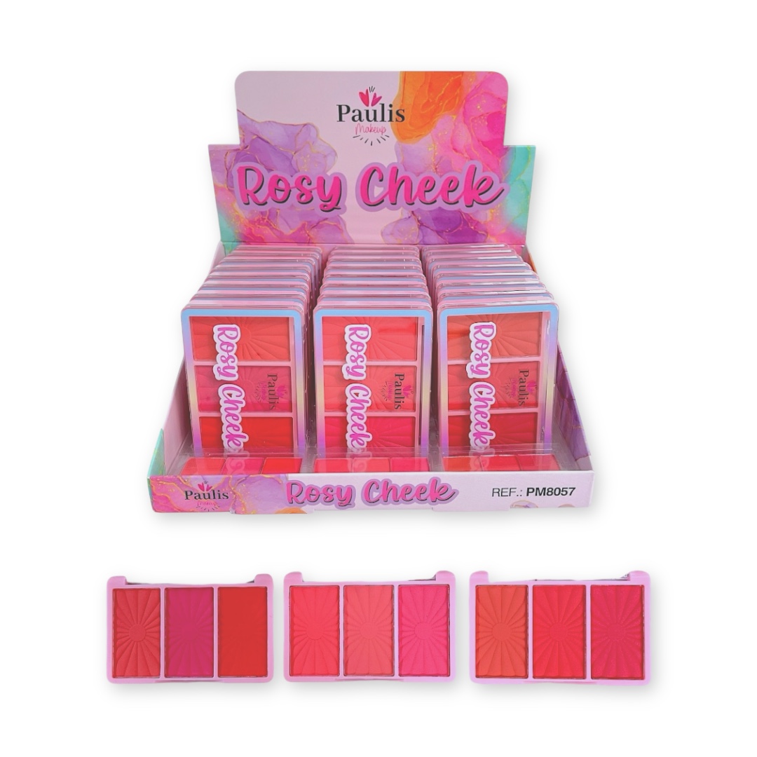 RUBOR TRIO 3 TONOS PAULIS (PM8057)