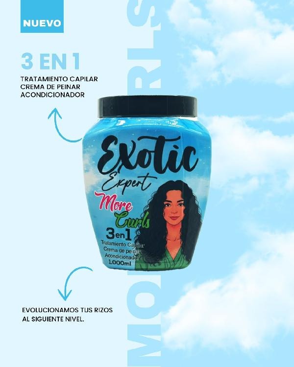 EXOTIC TRATAMIENTO MORE CURLS X1000ML