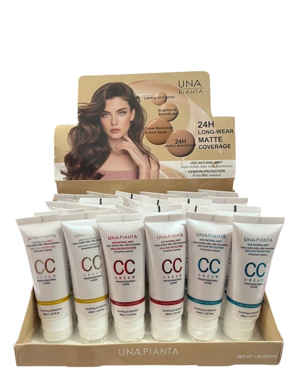 BASE CC CREAM TONOS CLAROS (B-6002)