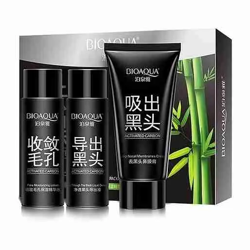 TRATAMIENTO 3 PASOS PUNTOS NEGROS BIOAQUA  (BQY50318)